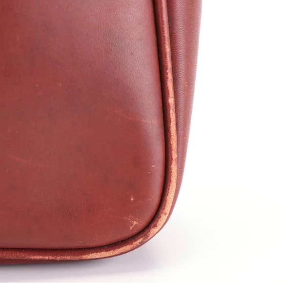 ❤️RARE❤️CARTIER Must De Cartier Crossbody Shoulder Bag Purse Bordeaux Leather - Picture 8 of 8
